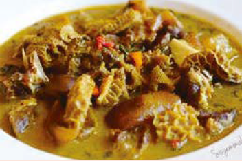 ヤギ肉スープ Goat meat soup