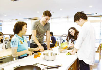 共同キッチンの利用